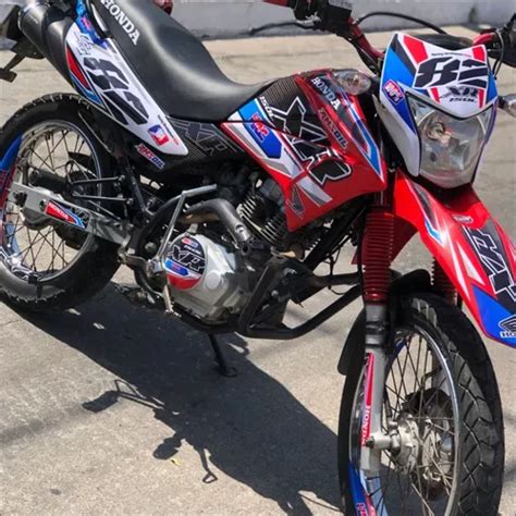 Calcomanias Xr 150l Honda Personalizadas Kit De Stickers Cuotas Sin