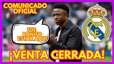 Vinicius Se Despide Florentino Da Golpe En La Mesa Noticias Del