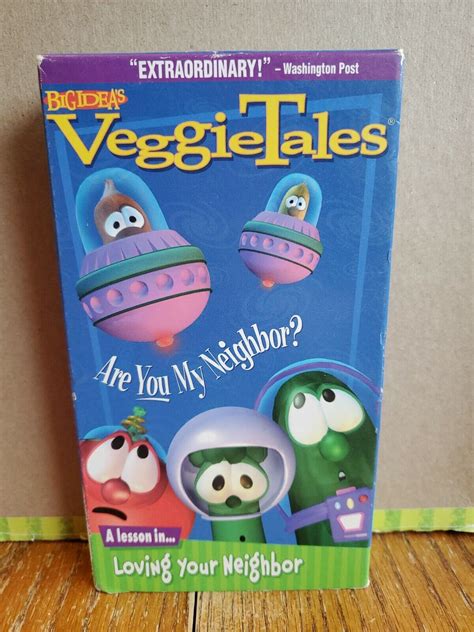 Veggietales Are You My Neighbor Vhs 1998