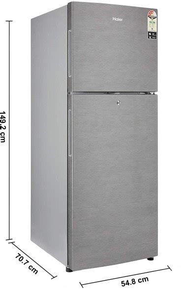 Haier 247 L Frost Free Double Door 3 Star Refrigerator HRF 2674BS E