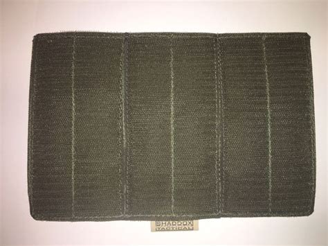 Triple Wide Molle Velcro Adapter Panel Hook Version