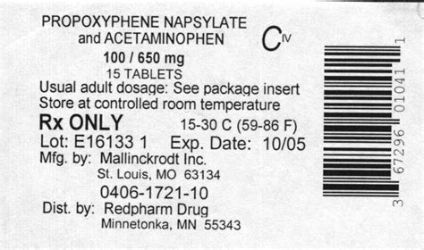 Dailymed Propoxyphene Napsylate And Acetaminophen Tablet