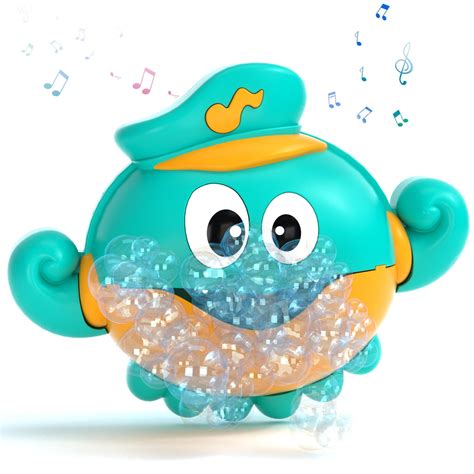 KORIMEFA Octopus Bubble Bath Maker for The Bathtub, Baby Bath Toys Bubble Blower Foam Maker ...