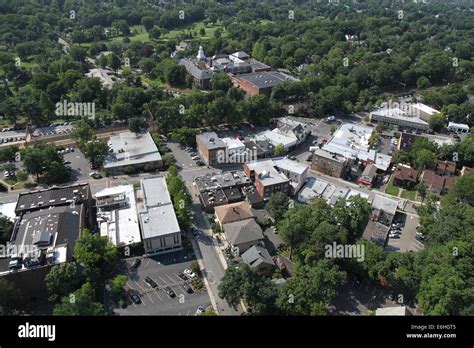 Aerial view of Maplewood, New Jersey Stock Photo - Alamy