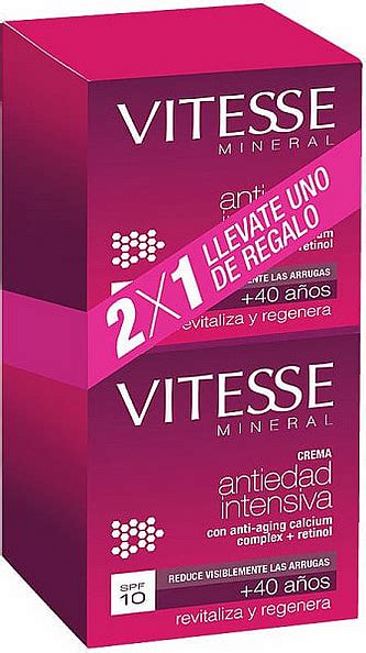 Face Care Set Vitesse Antiedad Intensiva SPF10 Duplo Cream Cr 50ml