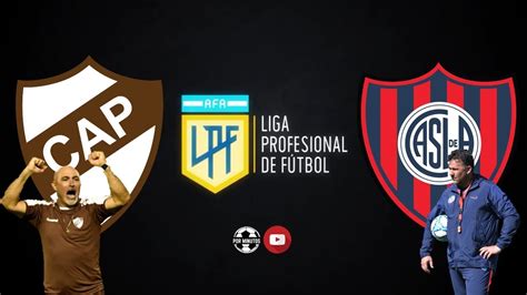 Platense Vs San Lorenzo En Vivo 🔴 Copa De La Liga Youtube