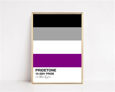 Asexual Pride Print Asexual Pride Flag LGBTQ Poster PRIDE Printable ...