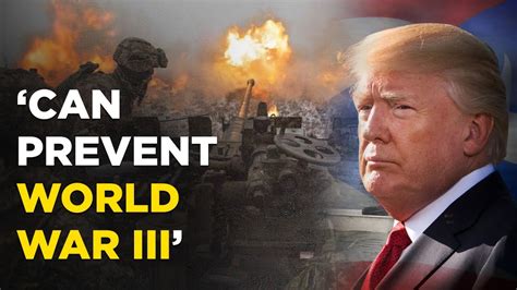 Russia War Live: Trump Fears World War III, Says ‘Can Settle Ukraine ...