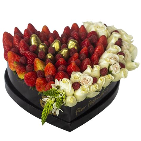 Descubrir Imagen Arreglos Florales Con Frutas Y Chocolates