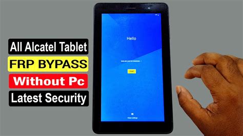 All Alcatel Tablet Frp Bypass Android Reset Google