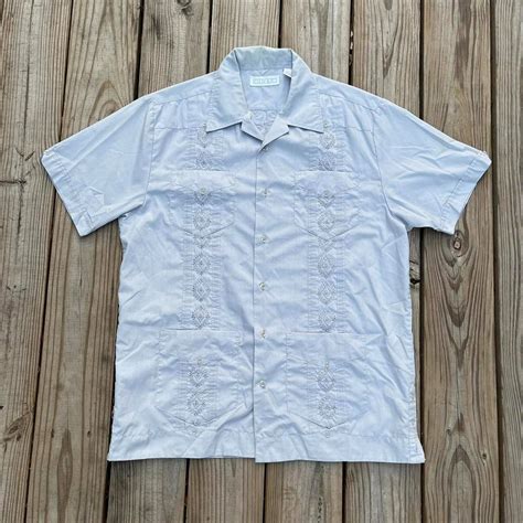 Vintage Vintage Romani Cuban Guayabera Button Shirt Camp Collar Grailed