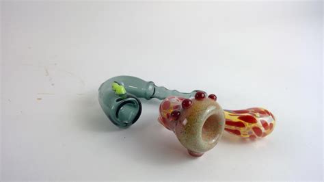 Glass Smoking Pipes, 2 Pieces | Property Room