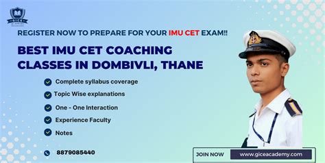 Best IMU CET Coaching Classes In Dombivli Thane GICE Academy