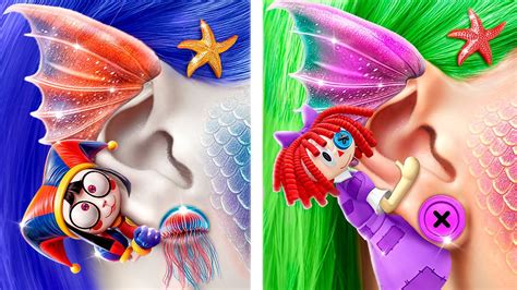 The Amazing Digital Circus Extreme Makeover From Pomni To Mermaid