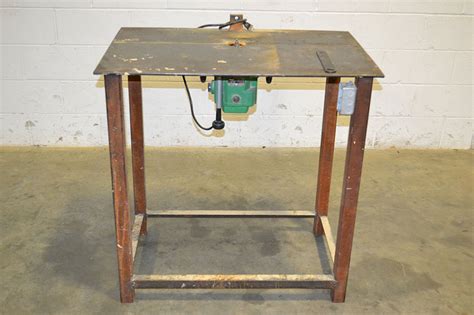 Hitachi M12v Router W Custom Steel Table The Equipment Hub