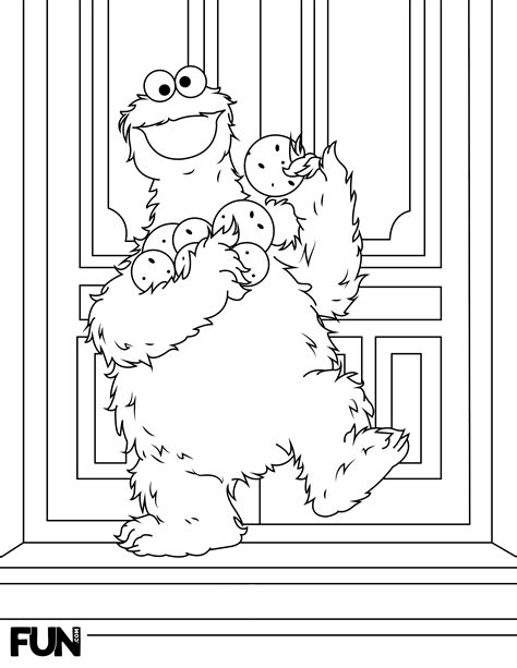 Free Printable Sesame Street Coloring Page Sweeps Bloggers Sesame