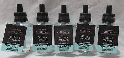 White Barn Bath Body Works Wallflower Refill Bulb Lot Set Balsam