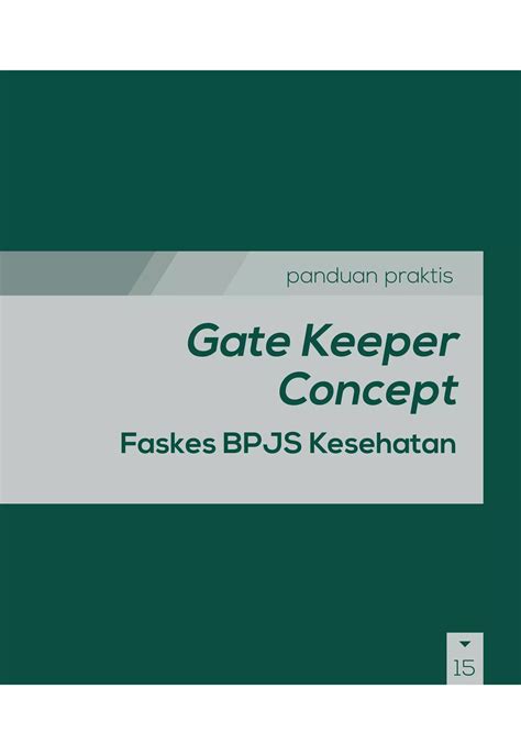 Buku Panduan Praktis BPJS Kesehatan Gate Keeper Concept PDF