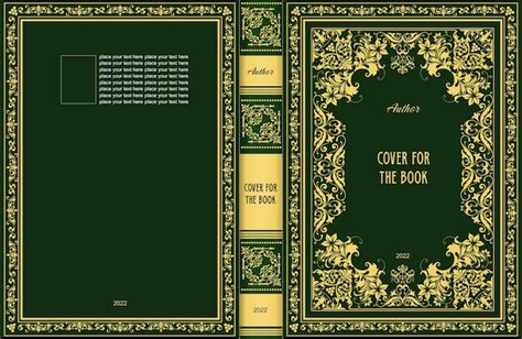 L Ments De Conception De Couverture De Livre Ancien Vecteur Premium