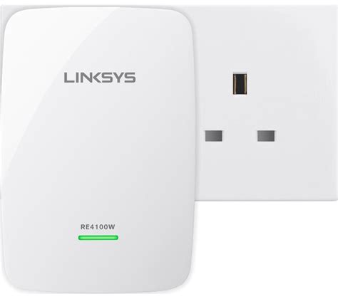 LINKSYS RE4100W UK WiFi Range Extender N600 Dual Band Deals PC World