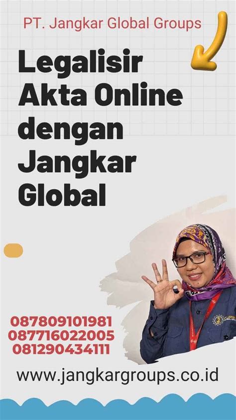 Legalisir Akta Online Dengan Jangkar Global Jangkar Global Groups