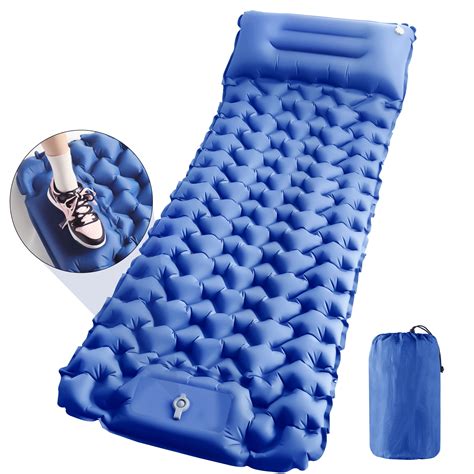 Camping Sleeping Pad Ultralight Camping Mat With Pillow Built In Foot