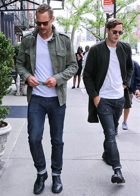 Alexander Skarsgard & (brother) Bill Skarsgard. aka Eric Northman (TrueBlood) & Roman Godfrey ...