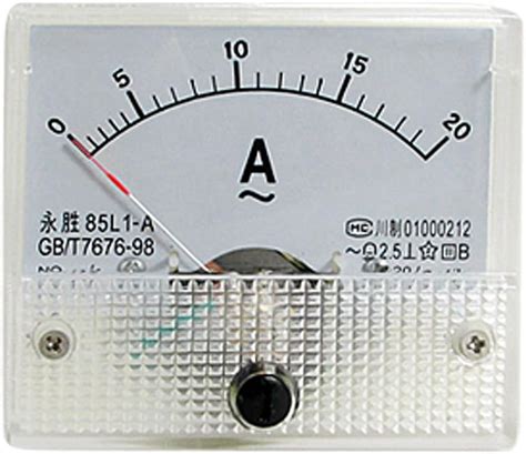 Amazon Baomain Ammeter Dh Dc Ma Rectangular Ampere Needle