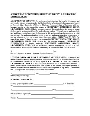 Fillable Online New Patient Forms Southwest Orthopedic Group LLP Fax