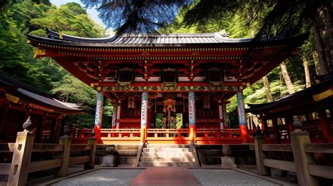 Monastery An Image Of Japanese Inside The Forest Backgrounds | PSD Free ...