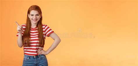 Cheerful Sly Redhead Girlfriend Have Something Interesting On Mind