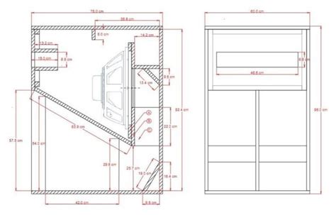 Folded Horn Speaker Plans Speaker Box Design Subwoofer Box Design