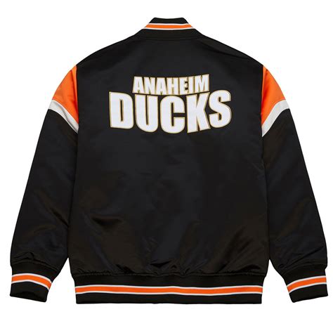 Full Snap Anaheim Ducks Heavyweight Satin Jacket