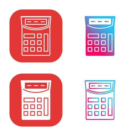 Calculator Vector Icon 33146768 Vector Art At Vecteezy