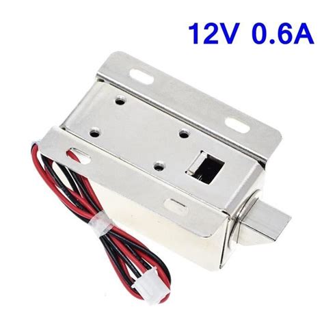 Verrous 12V 0 6A Petite serrure électromagnétique 12v dc 0 35 a 0 6