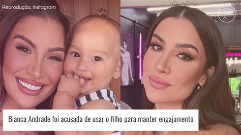 Bianca Andrade se pronuncia após ser acusada de usar o filho para