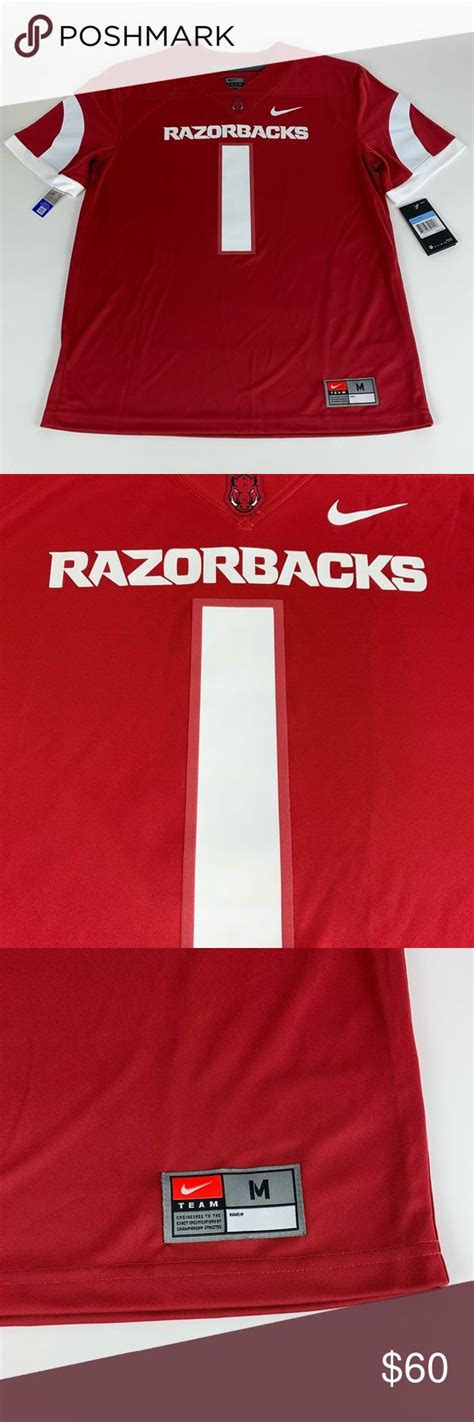 Arkansas Razorbacks NCAA Nike Football Jersey | Nike football, Arkansas ...