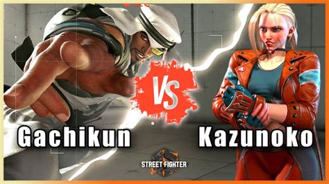 SF6 Gachikun Rashid Vs Kazunoko Cammy Street Fighter 6 YouTube