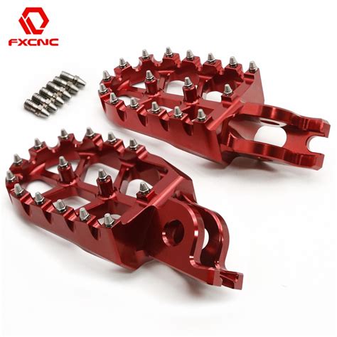 CNC Aluminum Motorcycle Footpeg Foot Pegs Pedal Footrest For Honda CRF