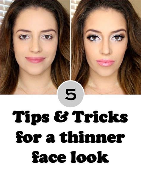 Tips Tricks For A Thinner Face Look Thinner Face Face Contouring