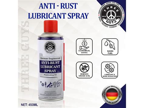 Buy Three Guys Anti Rust Lubricant Spray 450ml In Pakistan Pakwheels