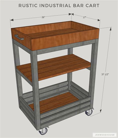 Build An Easy Diy Bar Cart For Your Next Holiday Party Building Strong