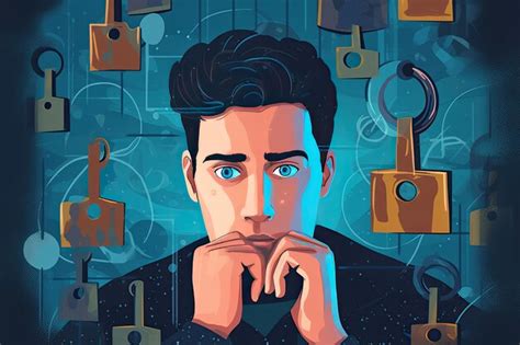 Un hombre reflexivo que contempla dilemas éticos en la privacidad de