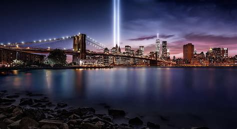 Online crop | HD wallpaper: Brooklyn Bridge, and Manhattan Bridge, New ...