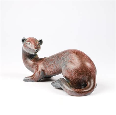 Images For 1374552 GUNNAR NYLUND Figurine Stoneware Marten