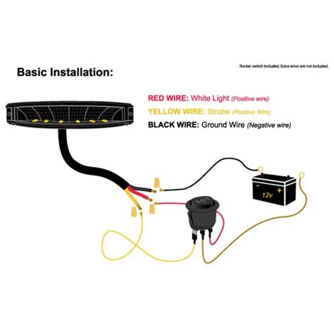 3 Wire Strobe Light Wiring Diagram