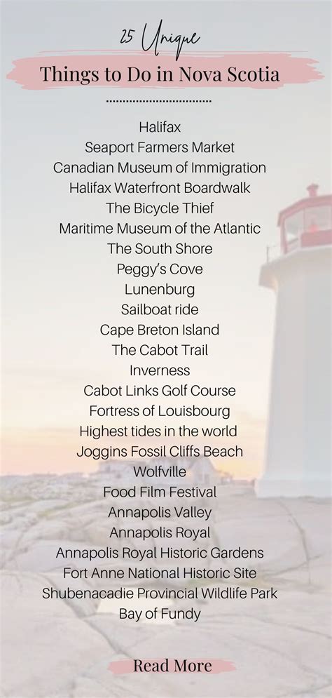 Great Things To Do In Nova Scotia Artofit