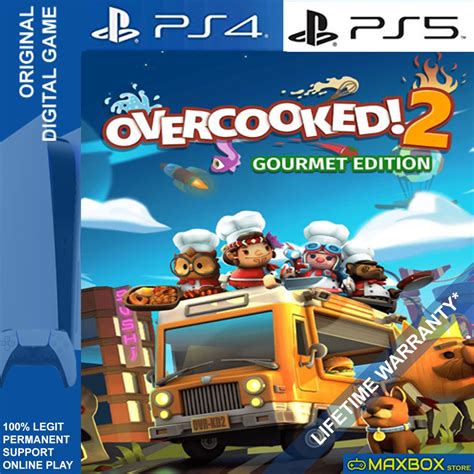 Jual Overcooked 2 Gourmet Edition Ps4 Ps5 Digital Game Shopee