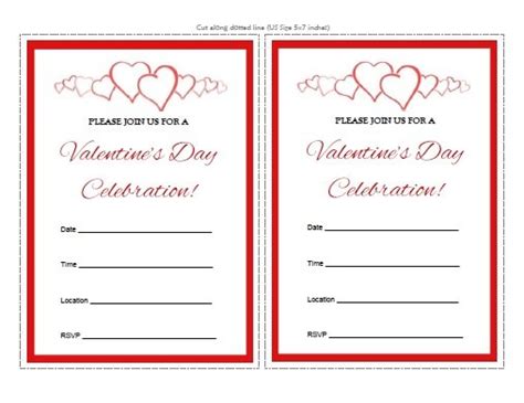 Print Valentine’s Day Invitations – Free Printable