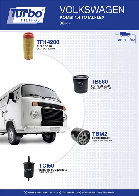 Vw Kombi Totalflex Filtros Turbo